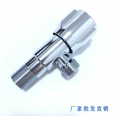 厂家批发直销 冷热通用铁三角阀 厨房卫生间四分止水阀 工程款图2