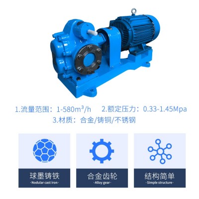 供应 KCB-633高压齿轮油泵 卧式滑油输送泵 批发18.5kw电动油泵图5