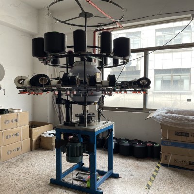 厂家直销加工针织圆机头圈发圈头绳弹力绳机器针织机械高质量安全图3