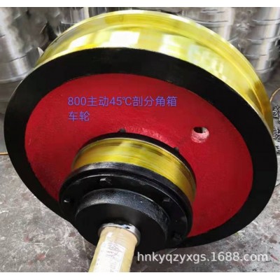 加工非标提梁机轮直径430槽底400槽宽100配套轴承32220的行车轮图3