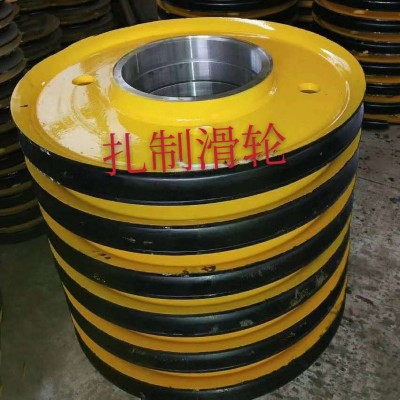 加工非标提梁机轮直径430槽底400槽宽100配套轴承32220的行车轮图5