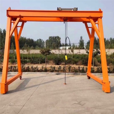小型移动龙门架龙门吊单梁起重机手推无轨升降电动葫芦龙门架图5