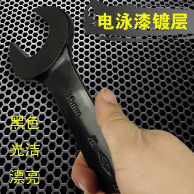 胜达 5.5~50mm开口扳手 电泳发黑 开口双头扳手 机修汽修呆扳手图3