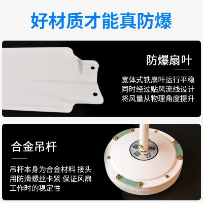 防爆工业吊扇BFC1200/1400工业用防爆电风扇车间吊扇换气吊扇图3