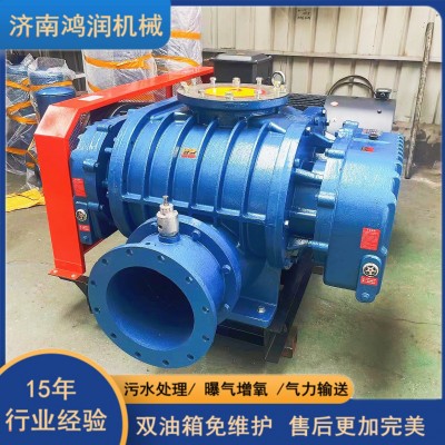 污水处理曝气罗茨风机 天然气增压罗茨鼓风机真空输送沼气增压泵图5