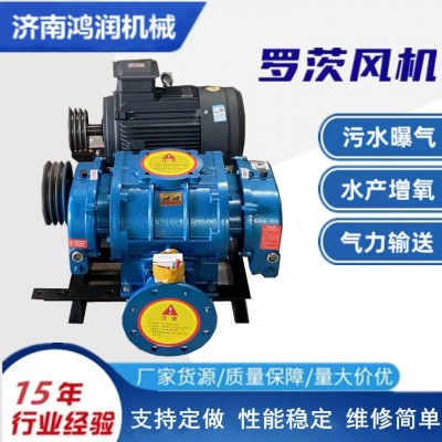 供应海南污水处理曝气罗茨鼓风机 SR125L型 22KW罗茨增氧机增氧泵图2