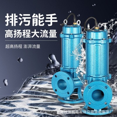 无堵塞潜污泵高扬程工程地下室潜水泵大流量污泥化粪池切割 污水泵图2