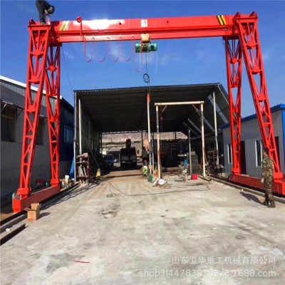 轨道运行龙门吊5吨 10吨全包厢厢式龙门吊室内外用电动遥控龙门吊图2