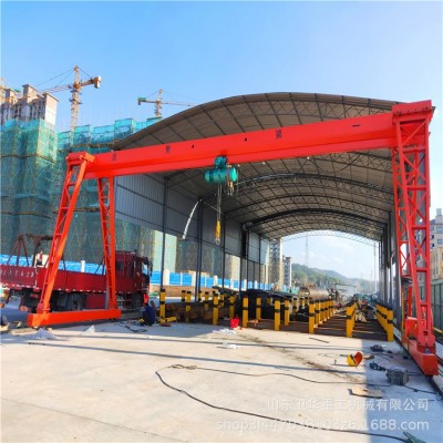 轨道运行龙门吊5吨 10吨全包厢厢式龙门吊室内外用电动遥控龙门吊图3
