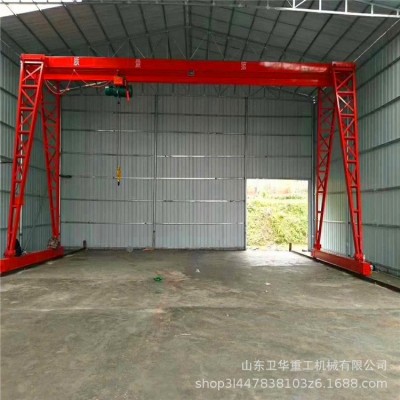 轨道运行龙门吊5吨 10吨全包厢厢式龙门吊室内外用电动遥控龙门吊图4