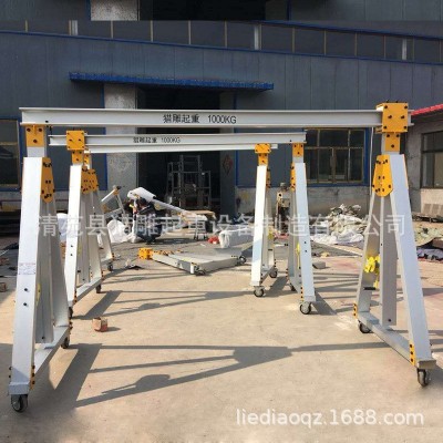 铝合金龙门吊铝龙门架铝合金龙门架手推式高度可升降龙门架图5