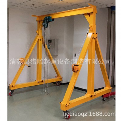 电动无轨龙门吊1t2t小型移动龙门吊机单双梁门式起重机手推龙门架图4