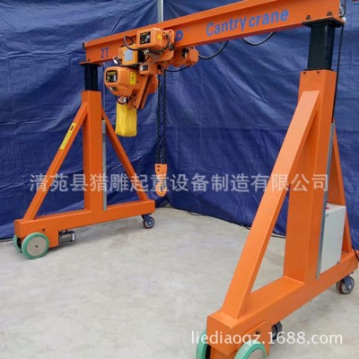 电动无轨龙门吊1t2t小型移动龙门吊机单双梁门式起重机手推龙门架图5