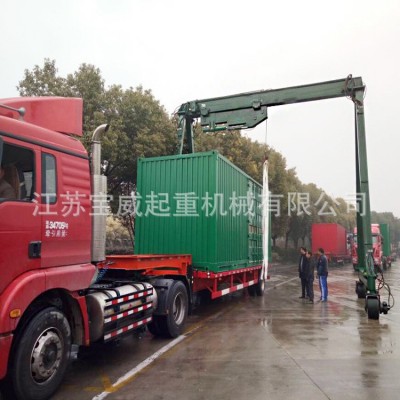 轮胎行走龙门吊 集装箱起重机 移动式 10吨-15吨 港口集装箱吊图2