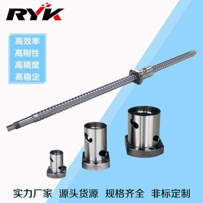 台湾机床机械丝杠 滚珠丝杆 梯形丝杆精密往复不锈钢丝杆加工厂家图2