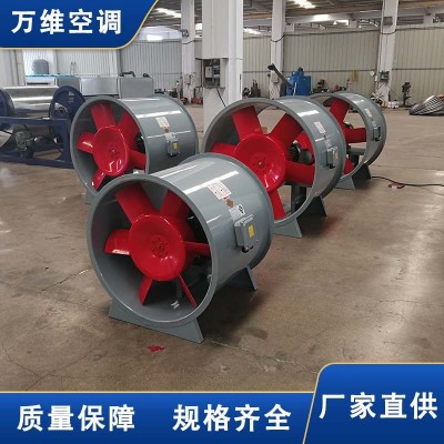 万维碳钢耐高温单双速3C防爆事故混流通风机HTF轴流消防排烟风机图2