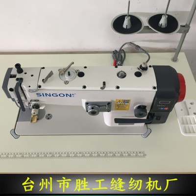 1530人字车电脑直驱同步曲折缝纫机自动供油厚料大梭三角针拼缝机图5