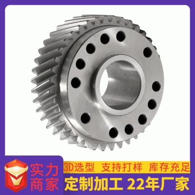 磨齿齿轮斜齿加工定做 工业传动件硬齿面高精密齿轮按图按样生产图3