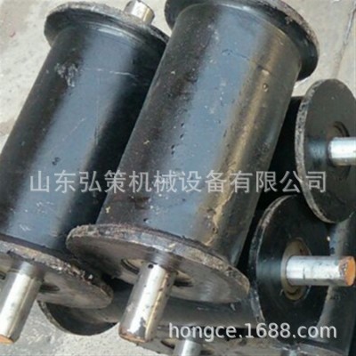 定制铸钢地滚轮 220*300焊接地辊现货矿用钢丝绳运输用铸钢地滚轮图4