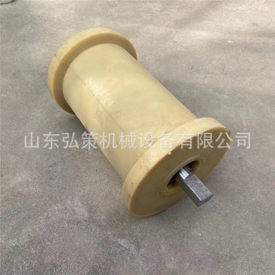 矿用尼龙地滚 各种型号聚氨酯地滚 井下运输钢丝绳用高分子地滚轮图3