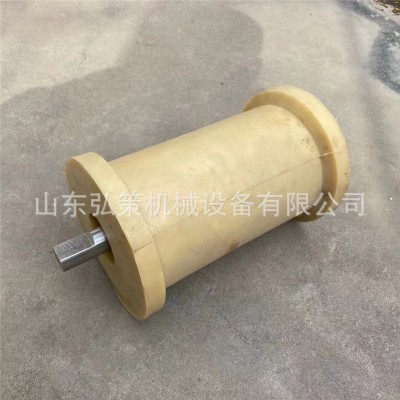 矿用尼龙地滚 各种型号聚氨酯地滚 井下运输钢丝绳用高分子地滚轮图5