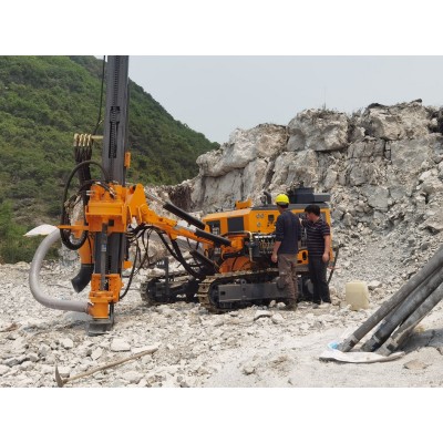 浙江开山露天潜孔钻车KG430/KG430H带集尘器爆破钻机【卖家推荐】图3