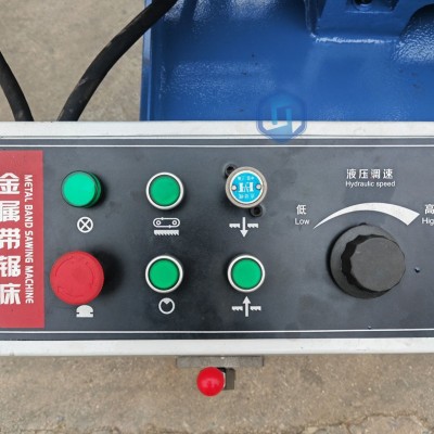 GB4230卧式金属带锯床 GB4230锯床 液压加紧 4230小型锯床图5