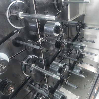 金属丝线自动合股机器厂家定做铝合金钢丝软管合股并纱机设备定制图2