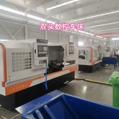 高精密全自动双头数控车床设备 双端平头倒角机 四工位刀塔数控机图5