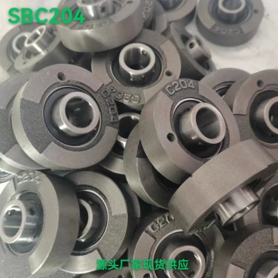外球面带圆环座轴承SBC204轴承SBC205农机用圆形黑色座子油嘴图5