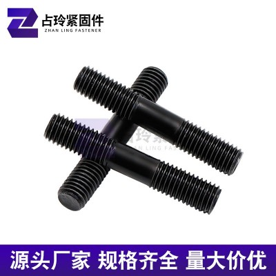 厂家销售高强度热镀锌双头螺栓 8.8级全螺纹螺柱紧固件双头螺丝图2