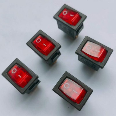 直销电器设备用船型开关 UL VDE认证安规开关 多规格带 灯翘板开关图5