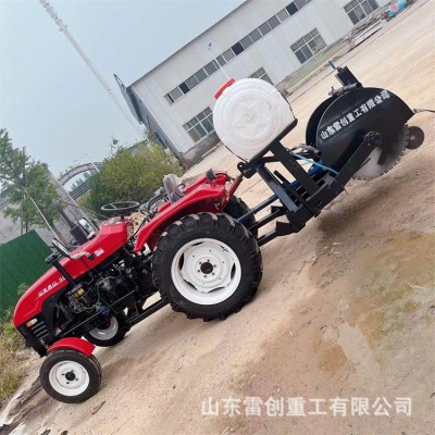 沥青路面切缝机 管道挖沟开槽机 水泥路双切片切割机 三点悬挂图3