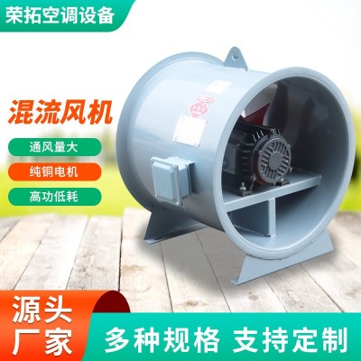 厂家混流斜流轴流风机 排烟风机高温单速双速低噪声SWF 混流风机图2