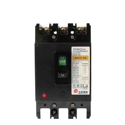 台湾士林电机塑壳断路器BM30-SN BM65-SN系列2P3P4P原装正品图5