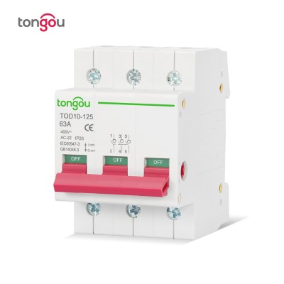 3P 63A 100A 隔离开关 主开关 外贸 亚马逊 速卖通 TOD10-125图3