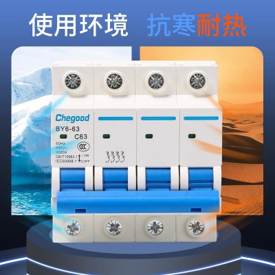 微型断路器NXB家用总闸C型空开小型断路器BY6-63空气开关c63图3
