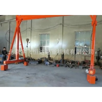 无轨电动行走龙门架龙门吊自行走起重机吊架轮东西南北360°行走图2