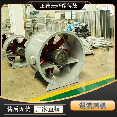 厂家直供工业厂房防爆单速双速正压混流通风机SWF低噪音混流风机图2