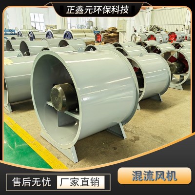 厂家直供工业厂房防爆单速双速正压混流通风机SWF低噪音混流风机图4