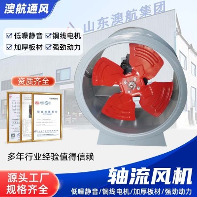 厂家直供低噪音轴流风机 大功率地下车库双速轴流式消防排烟风机图2