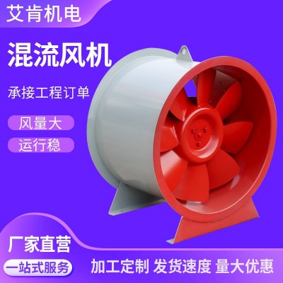 定制轴流混流风机仓库车间通风换气管道风机消防排烟SWF混流风机图2