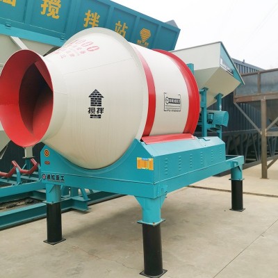 厂家 固定式料斗搅拌机强制式混凝土滚筒搅拌机可移动翻斗搅拌机图2