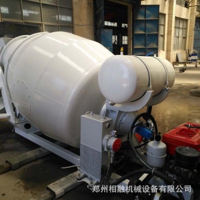 相融机械 小型混凝土搅拌运输罐 车载式搅拌罐 定制柴油机搅拌罐图4