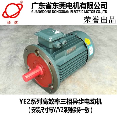 东莞环球牌电机 高效率三相异步电动机YE2 180L-4极22KW/380V马达图2