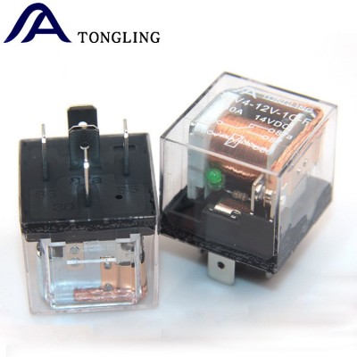 黑壳透明壳汽车继电器12v/24v常开转换型40a大功率继电器JD1912图6