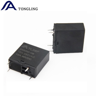 厂家36F继电器5V12V/24V10A 250VAC4脚1H常开薄型功率继电器0.25W图3