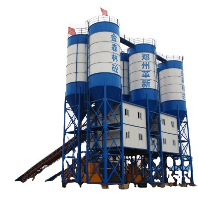 HZS120混凝土搅拌站建筑工程施工大型商砼搅拌站免基础移动搅拌站图5