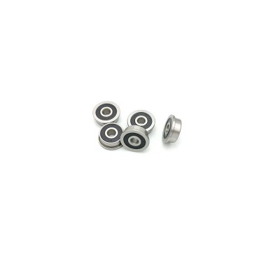 现货供应F623-2RS 黑色胶盖轴承3*10*4 mm 渔具用高精密法兰轴承图3