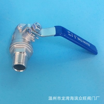 304不锈钢球阀/内外丝螺纹/304材质/外螺纹阀门 厂家直供图2